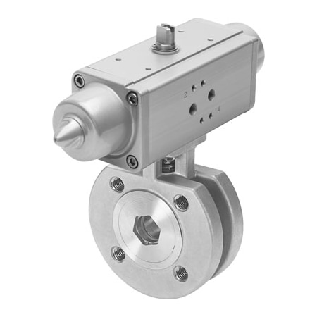 Festo Ball Valve Actuator Unit VZBC-50-FF-40-22-F0507-V4V4T-PS90-R-90-4 VZBC-50-FF-40-22-F0507-V4V4T-PS90-R-90-4
